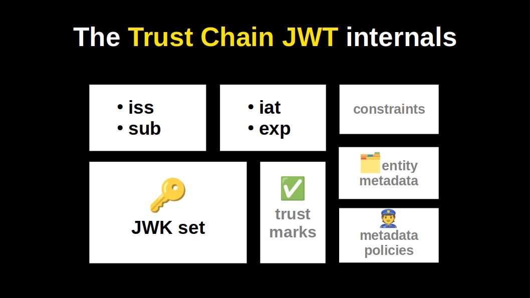 The Trust Chain JWT internals